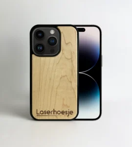 Houten telefoonhoesje Esdoorn iPhone 14 pro