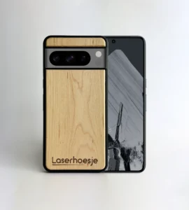 Houten telefoonhoesje esdoorn Google Pixel 8 Pro serie